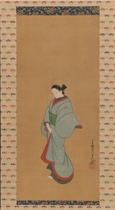 Ayakta Kadın, ca. 1730. by Tosendo Rifu