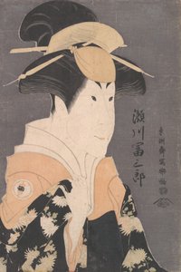 Tomi Segawa Saburo İyi Yadrigi üyesi Te Pay Hana Ayame Bunroku Soga, 1794. , 1794. by Toshusai Sharaku