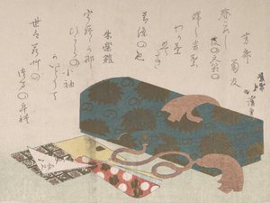 Posta kutusu ve Kürdanlık, 19. yüzyıl. by Totoya Hokkei
