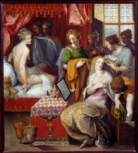 Hyante et Clymene a leur toilette Hyante (Hyanthe) et Clymene, Francus