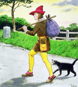 Dick Whittington (1358-1423) ve kedisi, 