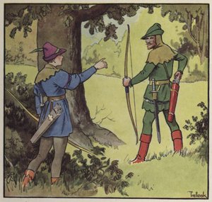 Robin Hood ve Mutlu Adamları (renkli taş) by Trelleek Trelleek