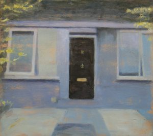 Yaşanacak bir yer 2, 2010 (kontrplak üzerine yağlıboya) by Trevor Burgess