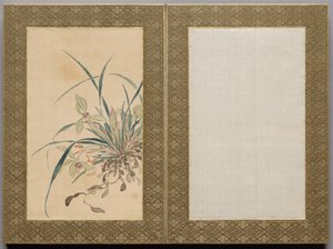 Çiçek ve Çimenlerden Resim Yapmak by Tsubaki Chinzan
