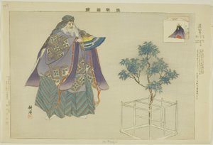 Domyoji, "Performanssız Resimler (Nogaku Zue)" dizisinden by Tsukioka Kogyo