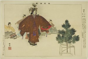 Hagoromo, "Performanssız Resimler (Nogaku Zue)" dizisinden by Tsukioka Kogyo