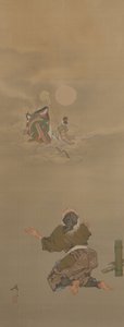 Ayın On İki Yönü serisinden Aya Dönüş Sarayı-Taketori (Bambu Kesici) alındı by Tsukioka Yoshitoshi