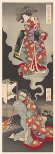 Kısıtlama Sakurahime İnsanın düşüş diyagramı (kan t sesi bje CT) by Tsukioka Yoshitoshi