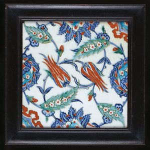 Bir İznik çini çini, c.1580 by Turkish School