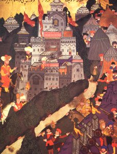 I. Bayezid Zaferi by Turkish School
