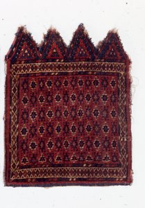 Yomut okbaş (tekstil) by Turkmen School