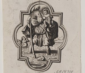 St. Christopher ile amblem by Ubekendt