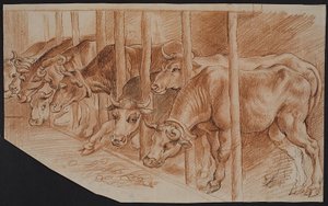"Kış" dan İnekler by Ubekendt