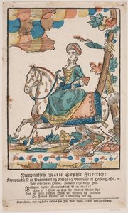 Veliaht Prenses Marie Sophie Frederikke at sırtında by Ubekendt