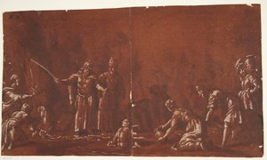 Musa kayaya vurur ve su verir. by Ubekendt