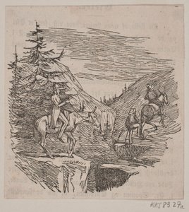 katır üzerinde seyahat by Ubekendt