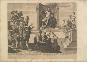 Olympia'daki Jüpiter heykeli by Ubekendt