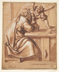 Evangelist Matta by Ubekendt Ubekendt