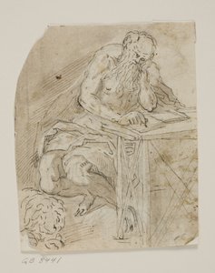St Jerome yaptığı çalışmada by Ubekendt Ubekendt