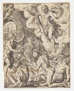 Arafta İsa by Ubekendt efter Dirck Volckertsz. Coornhert efter Maarten van Heemskerck