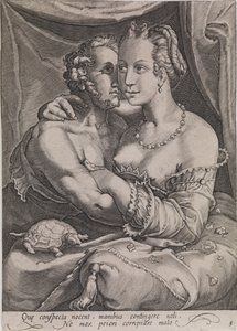 Dokunmak by Ubekendt efter Jan Saenredam efter Hendrick Goltzius