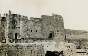 Restorasyon sonrası Aziz Simeon Manastırı, Asvan, Mısır, fotoğraf: Ugo Monneret de Villard