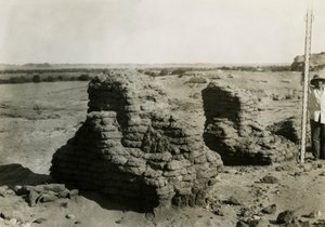 Nekropoldeki mezar, Qasr Ibrim, Mısır, fotoğraf: Ugo Monneret de Villard