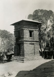 İki katlı kare bina, Axum, Etiyopya, fotoğraf: Ugo Monneret de Villard