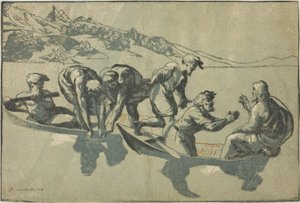 Balıkların Mucizevi Çekişi by Ugo da Carpi