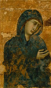 Our Lady of Sorrows (panel üzerine yağlıboya)