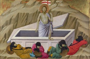 Ugolino di Nerio (yaklaşık 1280-1349) Diriliş (Santa Croce, Floransa Bazilikası