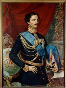 Bourbon Parma Charles (1799 -1883), Parma Dükü - Bourbon Charles III (1823 - 1854) 19. yüzyıl (tuval üzerine yağlı boya) by Ulisse Passani