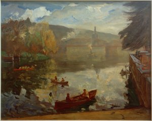 Die Havel bei Potsdam by Ulrich Hubner