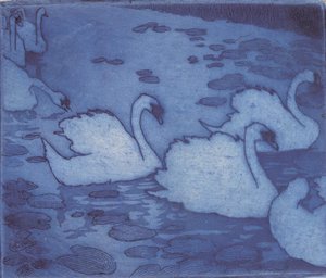 Kuğular by Umberto Boccioni