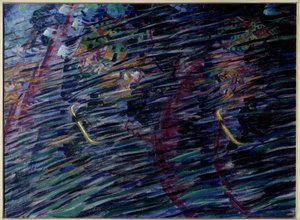 Ruh Hali: Resimden ayrılanlar Umberto Boccioni (1882-1916) 1911 Milano, Pinacotheque de Brera by Umberto Boccioni