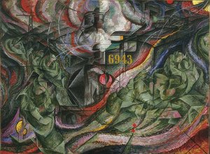 Zihin Durumları I: Vedalar. 1911 by Umberto Boccioni