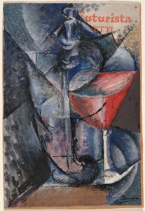 Natürmort: Cam ve Sifon by Umberto Boccioni