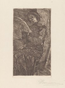 kadın okuma by Umberto Boccioni