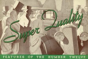 1934 Humber Oniki satış broşürü. by Unbekannt
