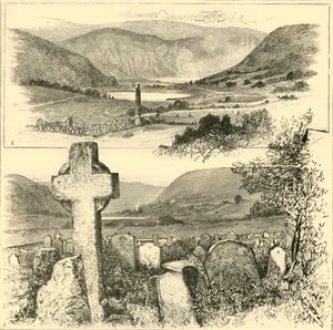 1. Glendalough Vadisi. 2. Glendalough., 1898