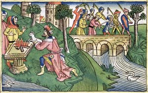 2.Krallar 16:9-16: Şam halkı esir alındı by Unbekannt