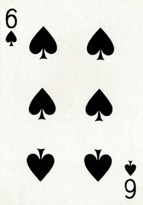 Goodall & Son Ltd. iskambil destesinden 6 of Spades, c1940 by Unbekannt