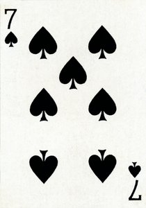 Goodall & Son Ltd. iskambil destesinden 7 of Spades, c1940 by Unbekannt