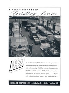 Bir Zanaatkarlık Baskı Hizmeti - Herbert Reiach Ltd, 1939 by Unbekannt