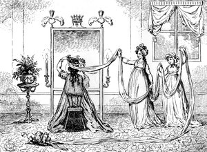 Şapkasını takan bir hanım, 1795 Haziran by Unbekannt