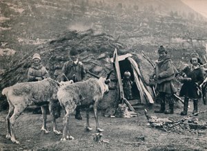 Bir Lapp Ailesi, 1914. by Unbekannt