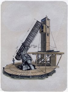 Bir Newton reflektörü, 1870 by Unbekannt