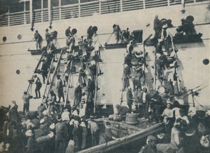 Yokohama limanında Yeni Bir Kömürleme Yöntemi, 1936 by Unbekannt