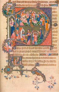 Egerton Bohun Mezmur-Saatlerinden Bir Sayfa, 1370, 1937 by Unbekannt