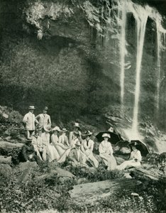 Sir A. Moloney ve Party, 1902 ile Maracas Falls, Trinidad